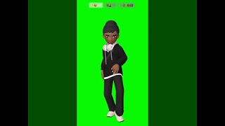 Vídeo de Animação - Avatar dançando - Chroma Key - Green Screen
