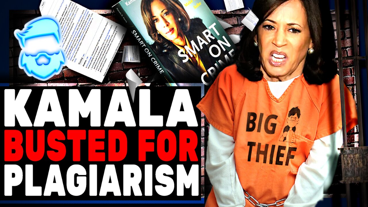 Kamala Harris BOMBSHELL Busted Plagiarizing From Wikipedia & Media Running Cover Plus Fox Interview!