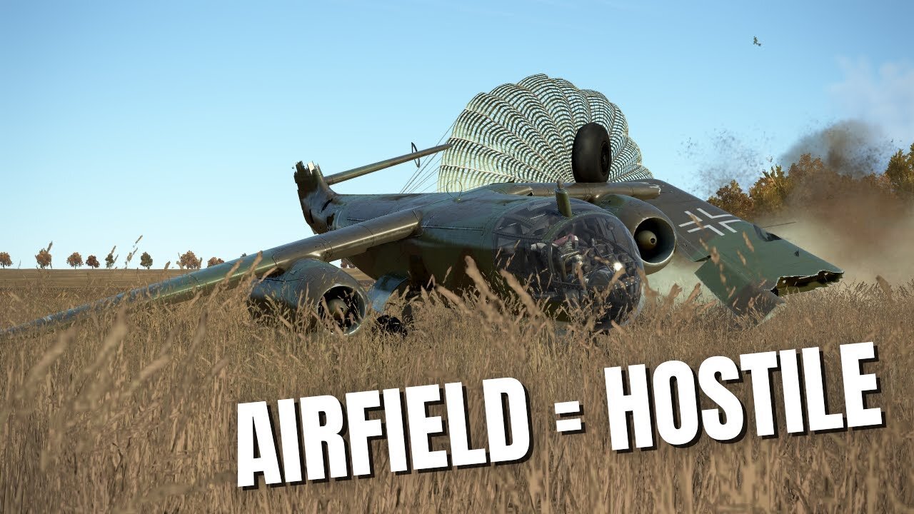 Trying to land on an Enemy Airfield V11 | IL-2 Sturmovik Flight Simulator Airplane Crashes