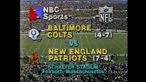 1979-11-18 Baltlimore Colts vs New England Patriots