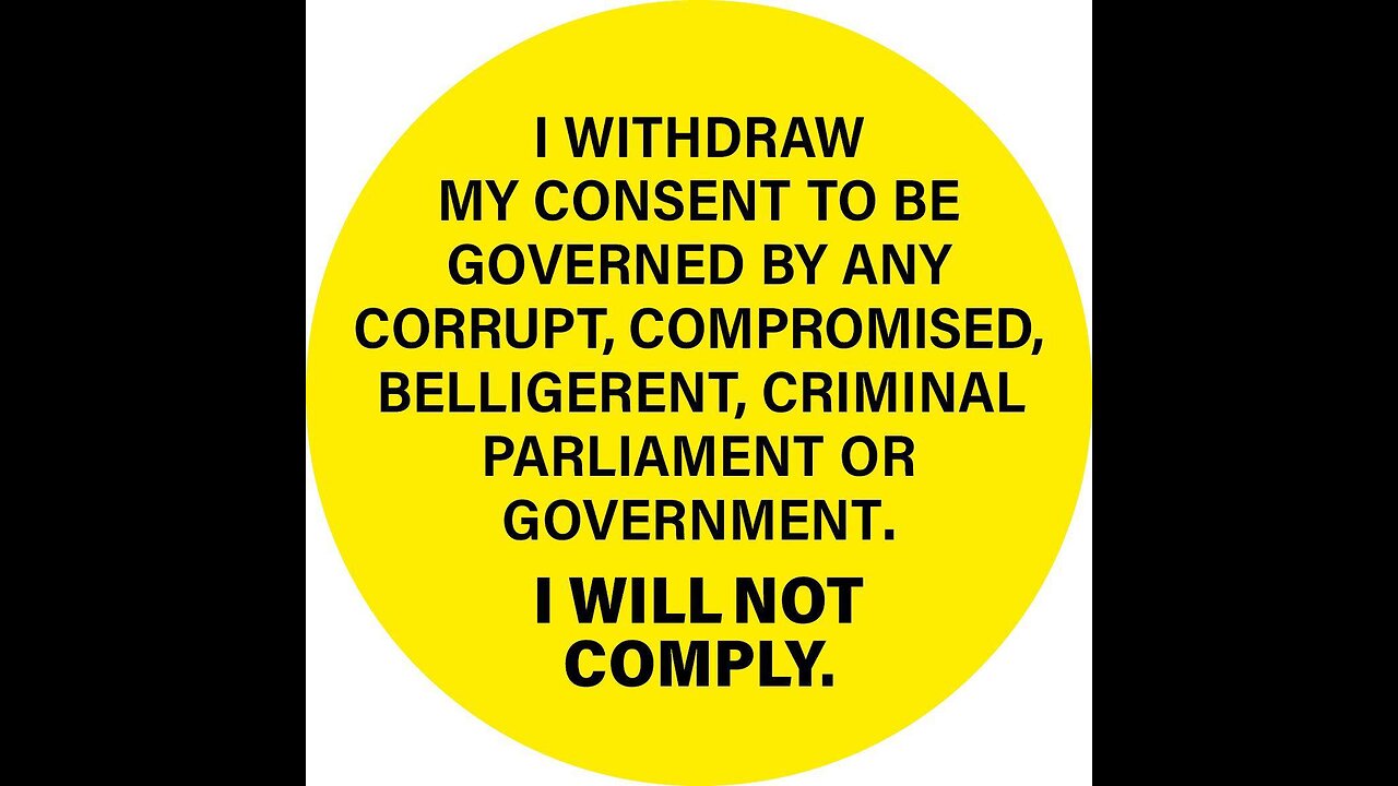 I Will NOT Comply (SHARE!)