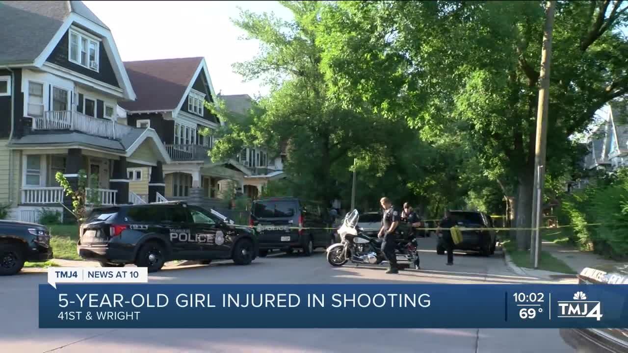 5-year-old girl shot near 41st and Wright in Milwaukee