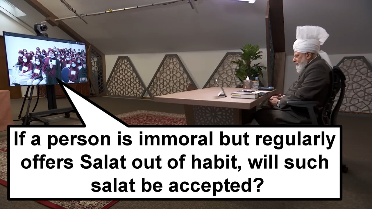 If a person is immoral but regularly offers Salat out of habit, will such salat be accepted?