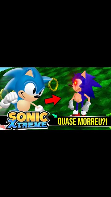 Jogo do Sonic que Quase MATOU uma Pessoa | Sonic X-treme #shorts