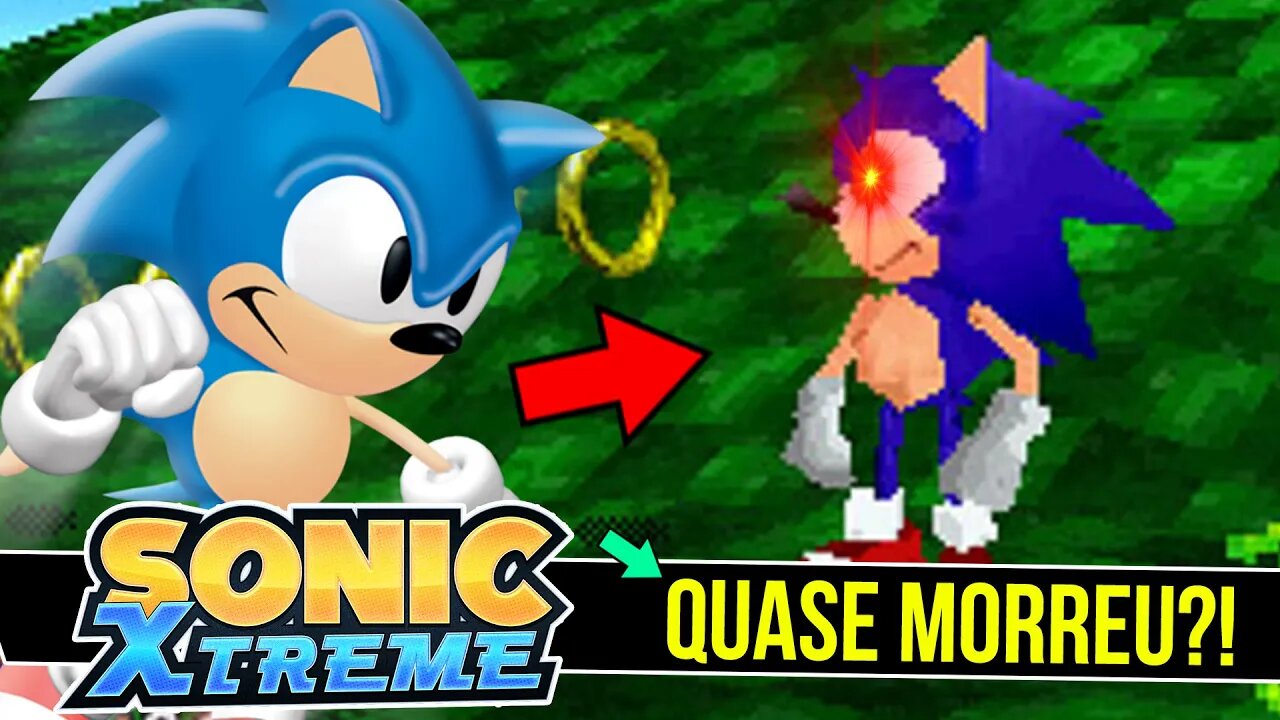 Jogo do Sonic que Quase MATOU uma Pessoa | Sonic X-treme #shorts