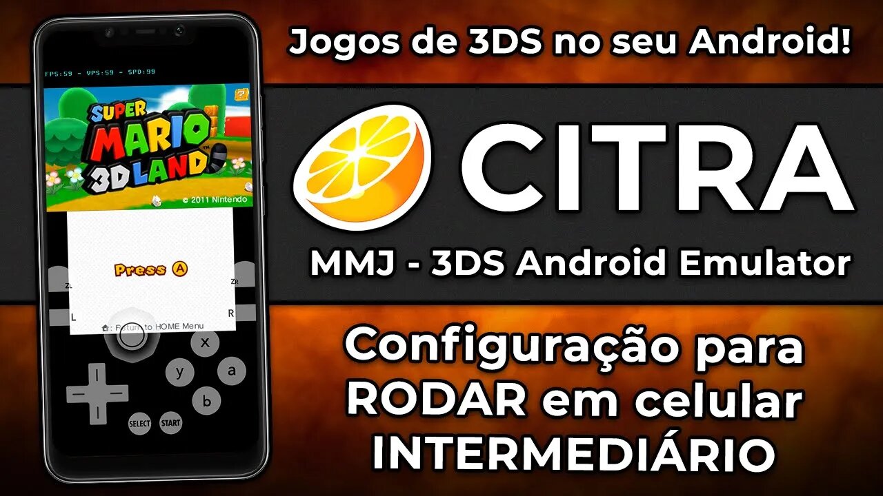 NOVO CITRA MMJ + Configurações para RODAR em SMARTPHONES INTERMEDIÁRIOS! | Citra MMJ 3DS Emulator