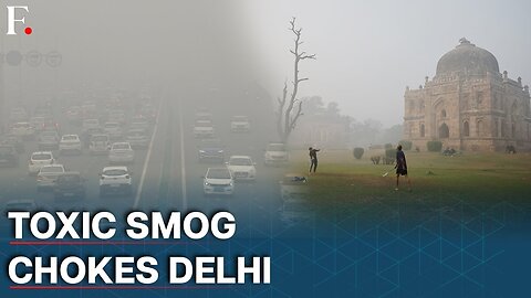 India: Delhi Engulfed in Toxic Smog, AQI Nears 1,000 Mark to reach "Severe Plus" Category