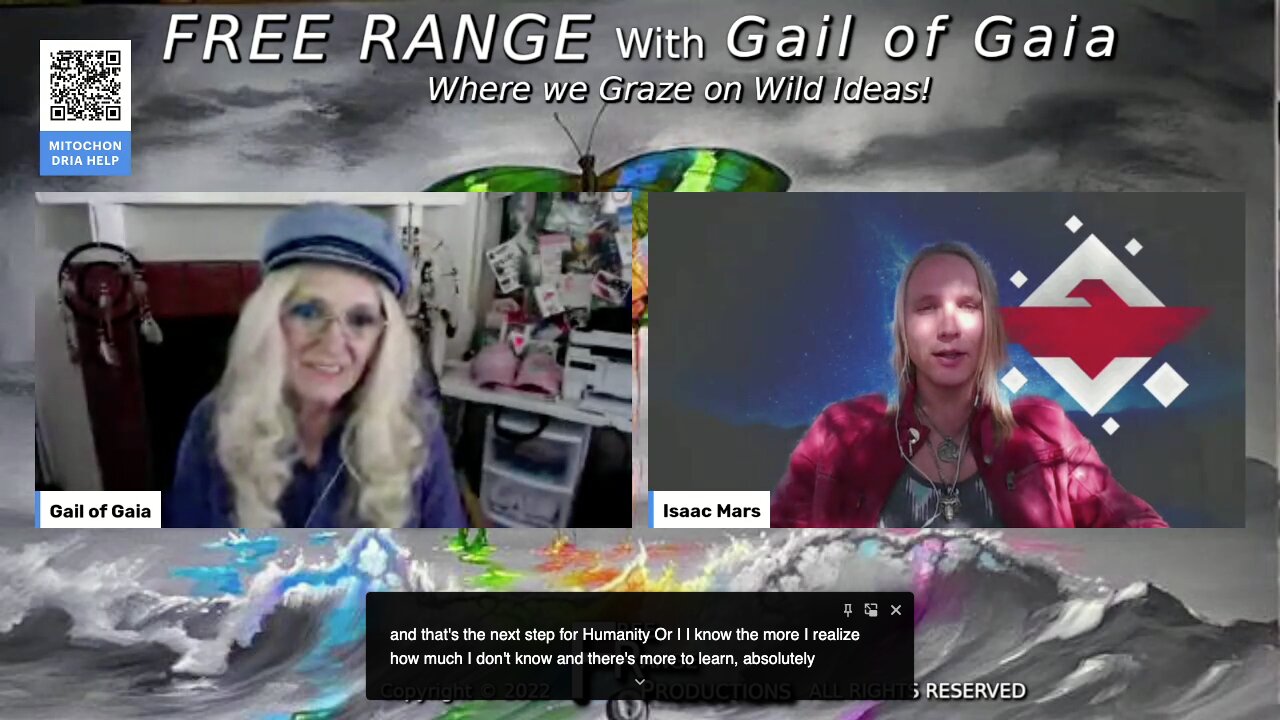 "Unity Theory & Consciousness" Isaac Mars Explains With Gail of Gaia on FREE RANGE