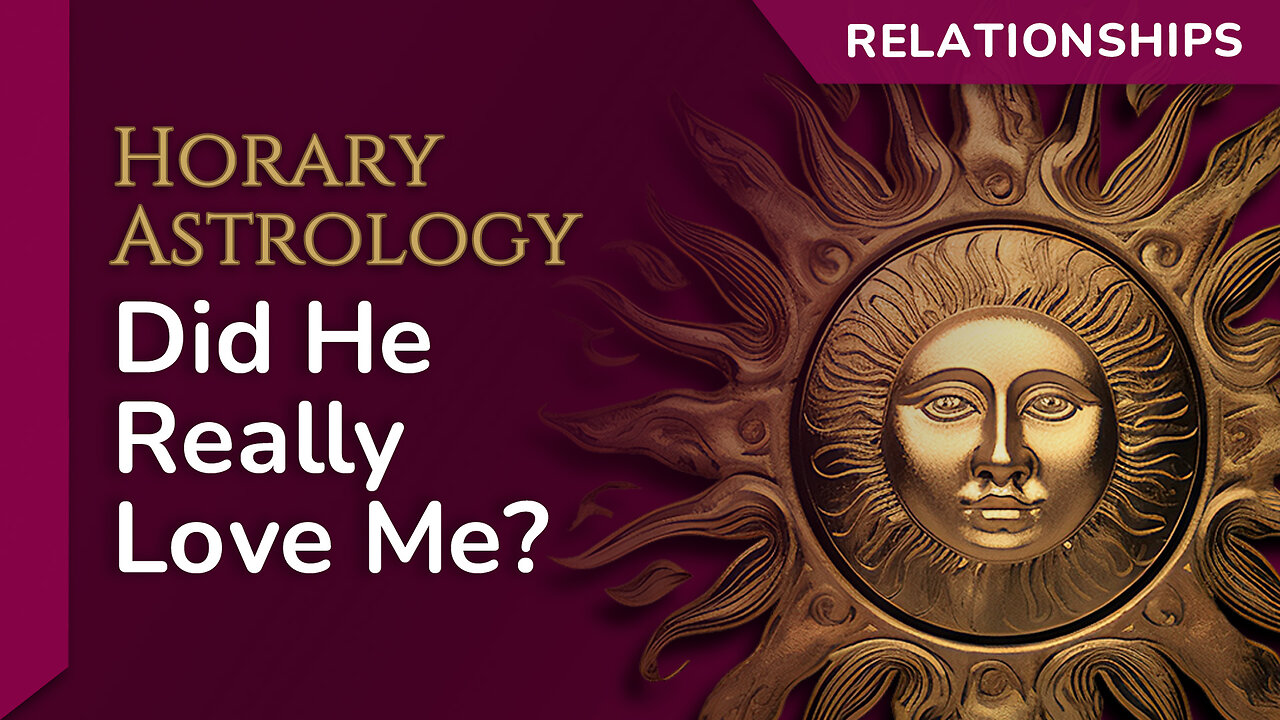 Relationship Horary Astrology Chart — Did he really love me?