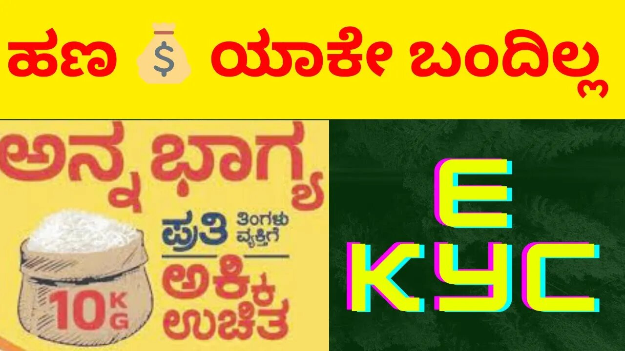 ಅನ್ನಭಾಗ್ಯ ಯೋಜನೆಯ ಹಣ 💸 ಯಾಕೇ ಬಂದಿಲ್ಲ ||#ಅನ್ನಭಾಗ್ಯ ||#gruhalakshmiapplication