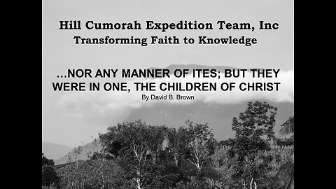 16 Nor Any Manner of Ites, But They Were In One, The Children of Christ