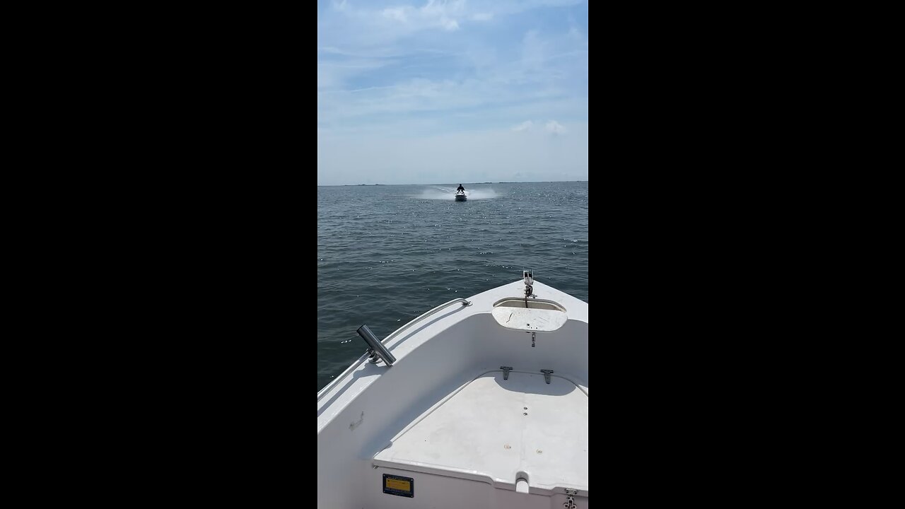 Near MISS doing 50MPH on the WATER!
