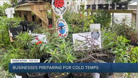 Tampa Bay businesses are preparing for cold temperatures