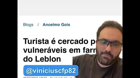 VERGONHA! Jornal O Globo passando o pano para a criminalidade