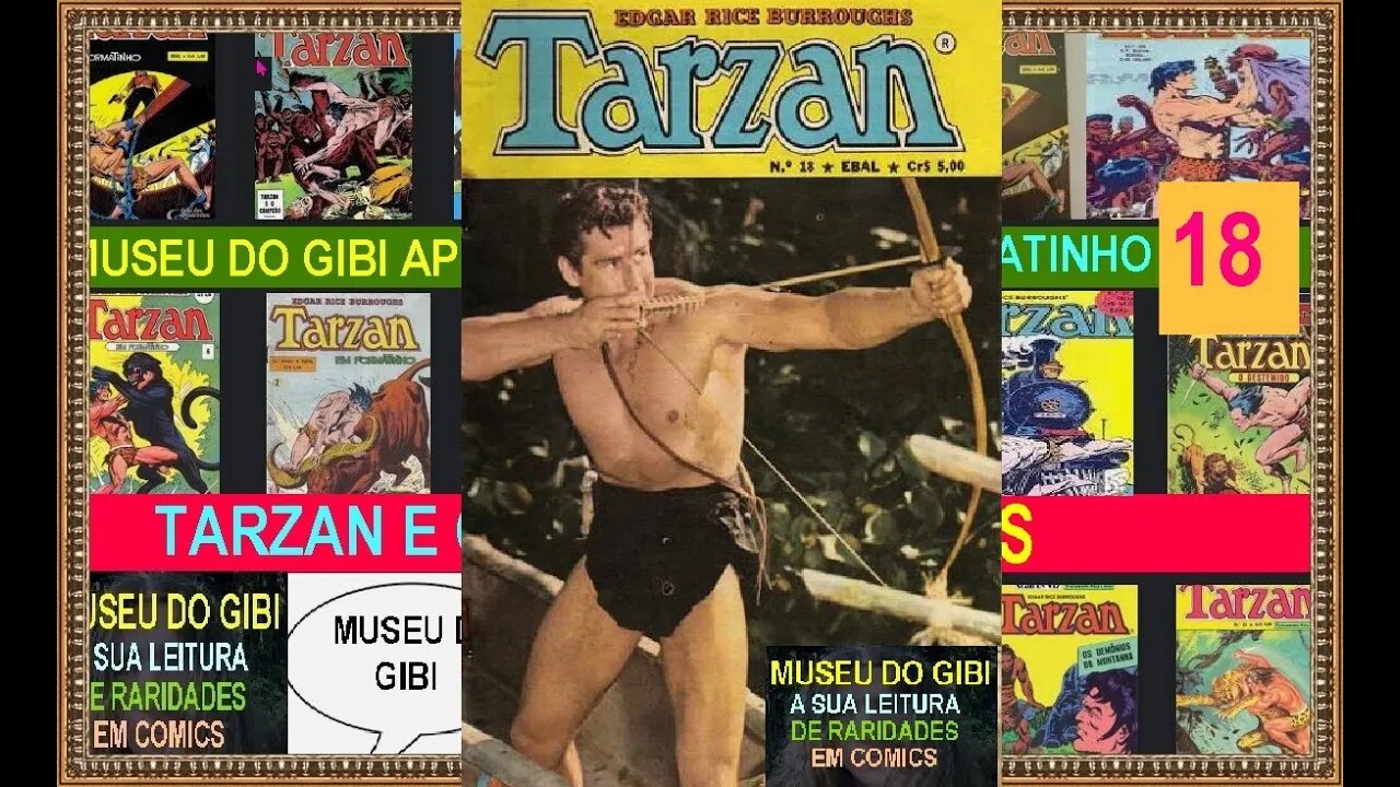 TARZAN FORMATINHO 18 A AMEAÇA DE ATHNE#MUSEUDOGIBI #quadrinhos #comics