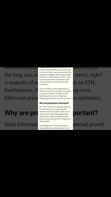 ETH 2030 PRICE PREDICTION #altcoin #ethereum #eth #ethmerge #ethereumblockchain #ethpriceprediction