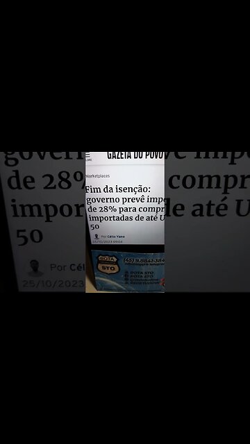 Aumento do imposto de importação