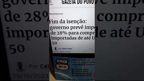 Aumento do imposto de importação