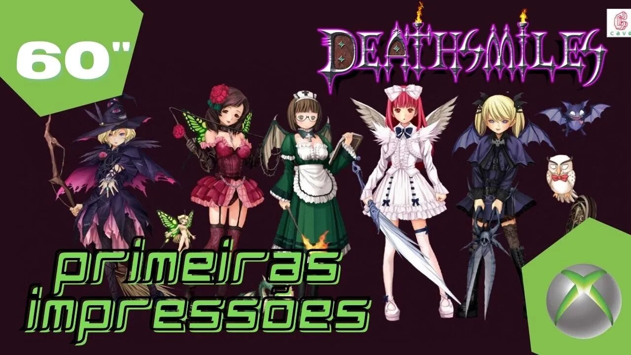 ⏰🎮 60Min: Deathsmiles xBOX 360 - SEM COMENTÁRIOS