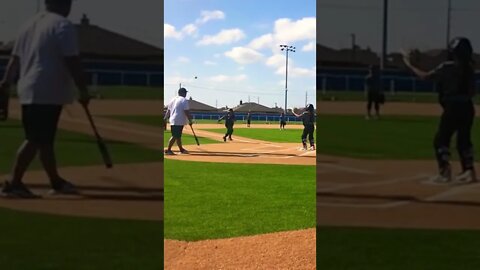 Play at the plate [SLOW-MO]