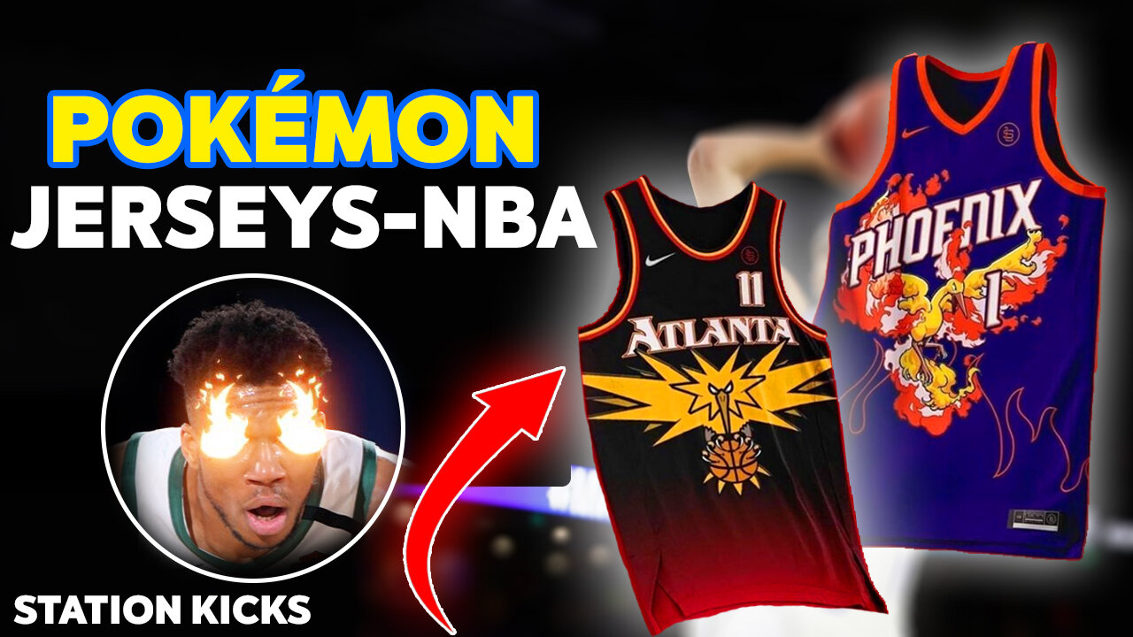 NBA x Pokémon Jerseys 🔥(INCREDIBLE COLLECTION) - STATION KICKS EP 1. #pokemon #nba #artist