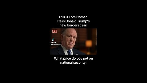 Tom Homan #trump administrations border czar!