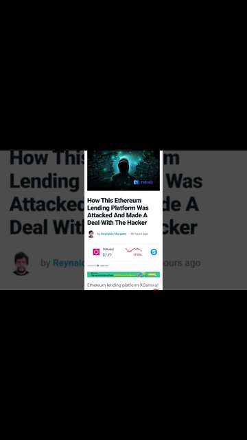 How This Ethereum Lending Platform Was Attacked And Made A Deal With The Hacker #cryptonews