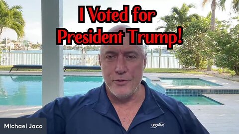 Mike Jaco HUGE INTEL ~ I Voted for President Trump 1/23/24..