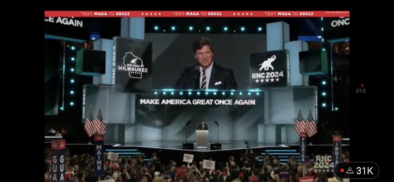 Tucker Carlson at the RNC