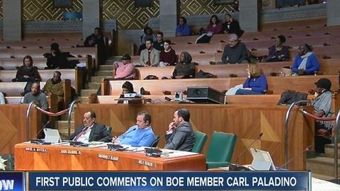 First public comments on Paladino's remarks