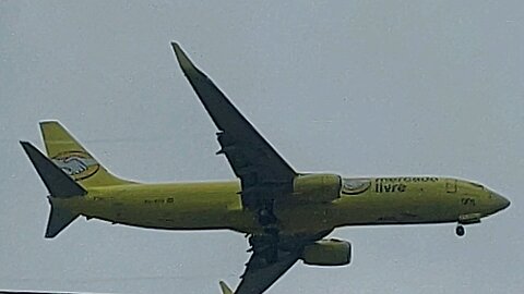 Boeing 737-800F PS-GFB finally approach to landing in Fortaleza coming from Salvador