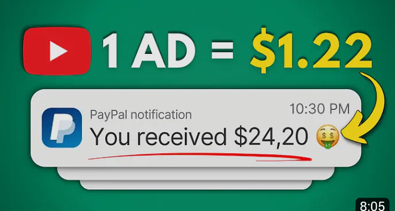 Earn 2 $ dollars per ad watched-make money