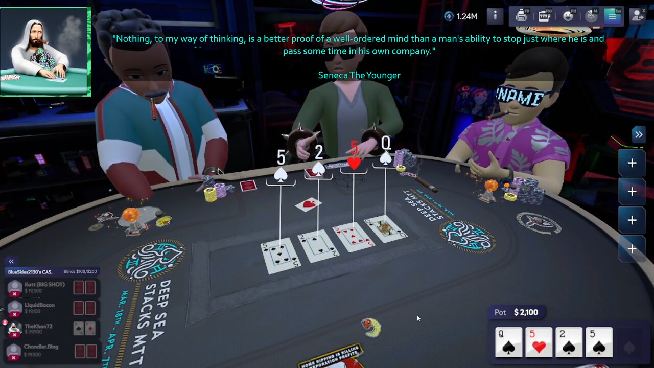 VR Poker - All In for a 77k Pot!