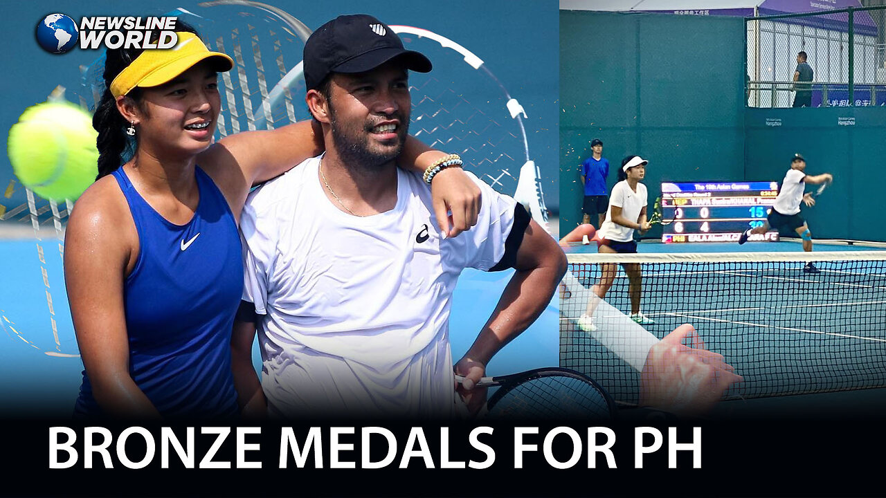 Alex Eala, Francis Casey Alcantara win bronze medal in tennis mixed doubles