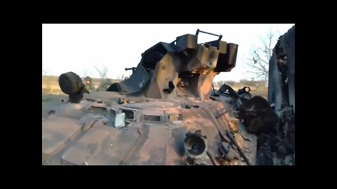 Russian BTR 82A Military vehicle Disablet! Russia Ukraine War!