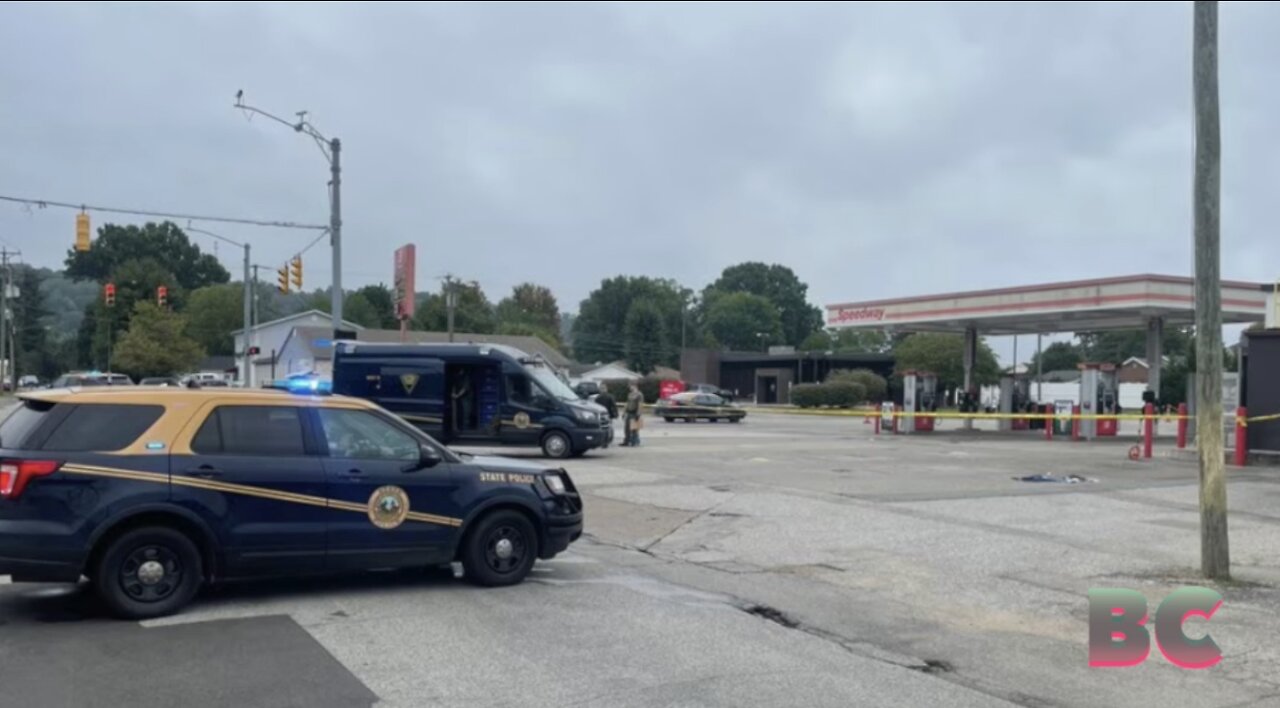 Multistate search for murder suspect ends with hostage situation and fatal standoff at gas station