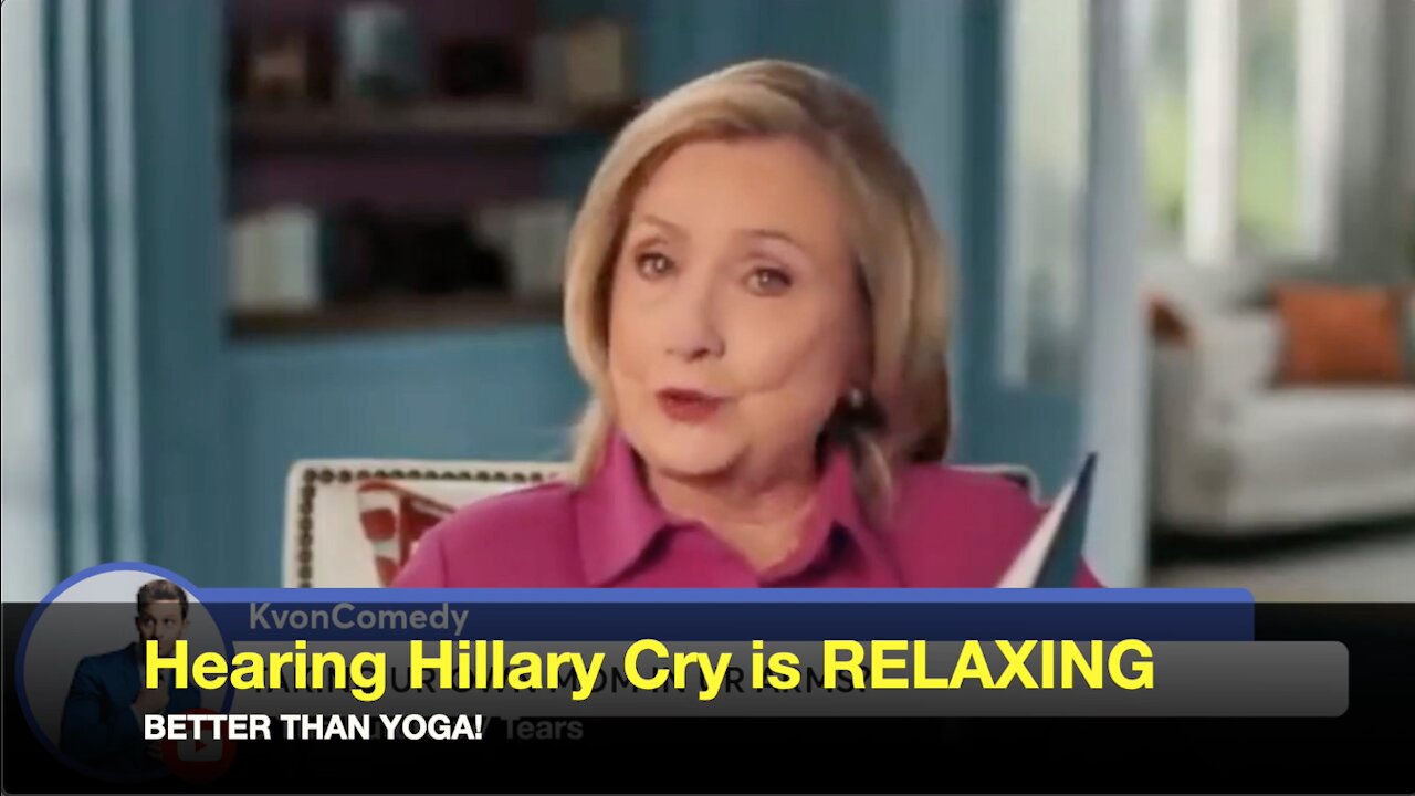 Hillary Clinton Reads Her "Victory" Speech... (comedian K-von laughs)