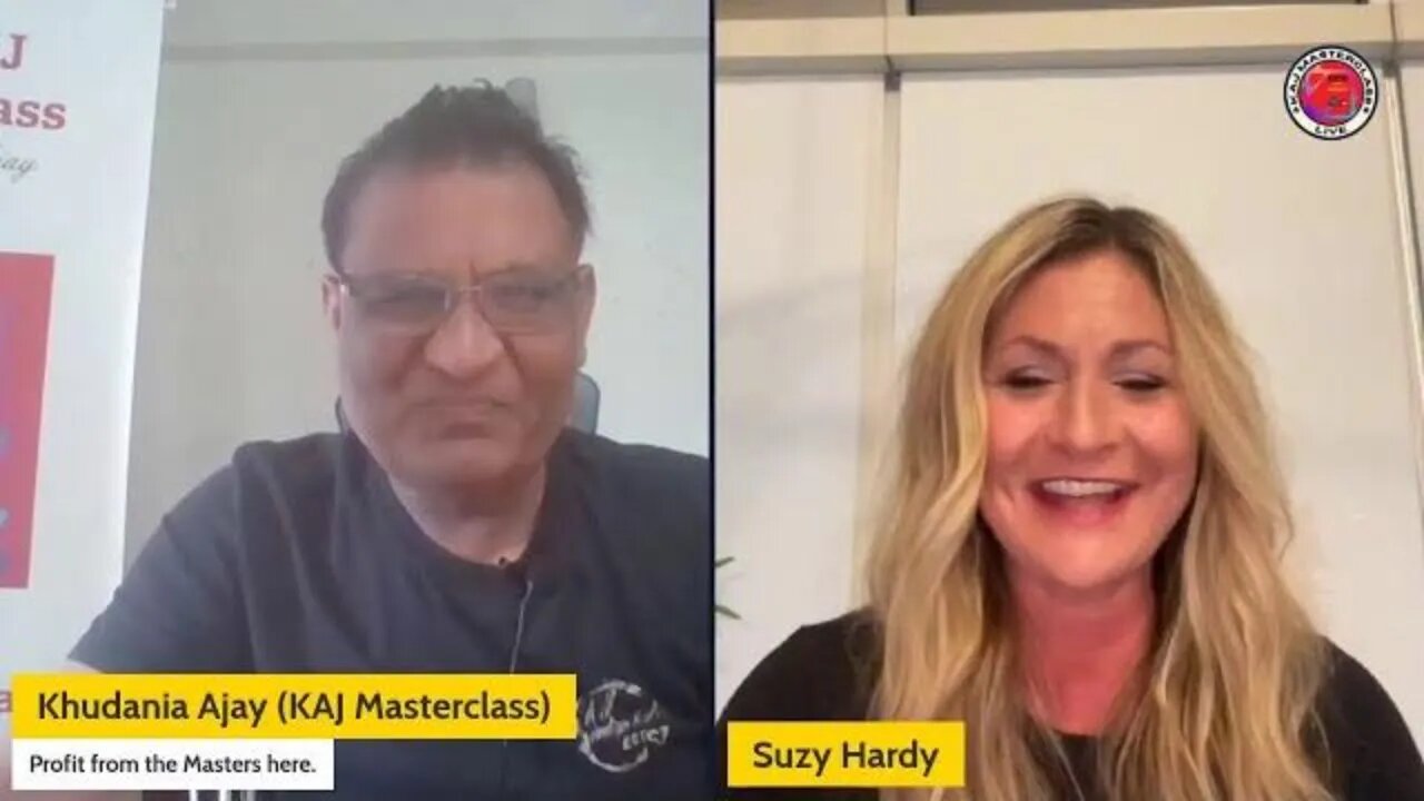 A Conversation On Dealing With Stress And Anxiety With Suzy Hardy | KAJ Masterclass LIVE