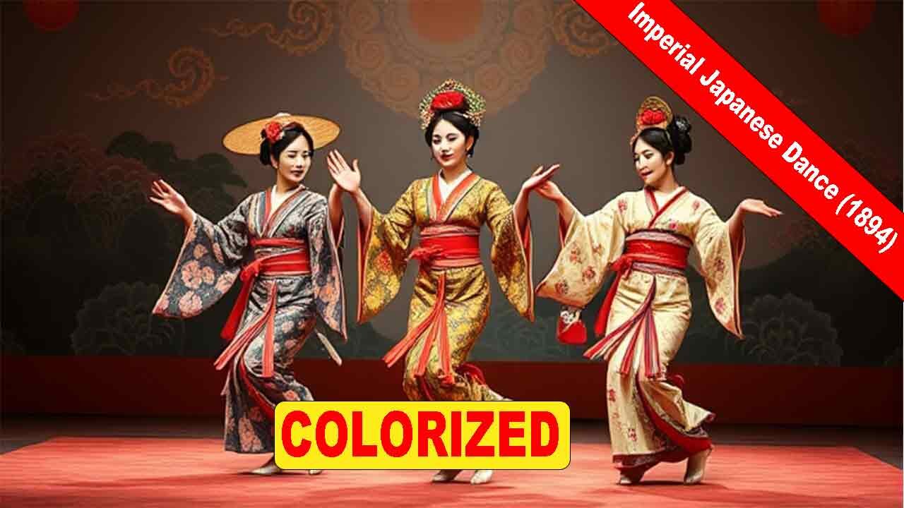 Imperial Japanese Dance (1894) | Grace of Japan: Imperial Dance | Old Movie