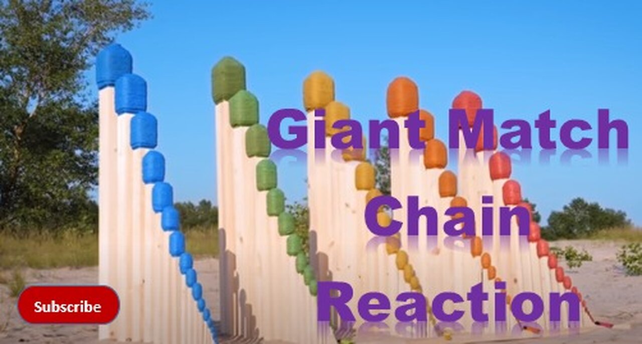 Giant Matchbox Chain Reaction | Fire Match Reaction