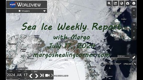 Sea Ice Weekly Report with Margo (July 17, 2024)