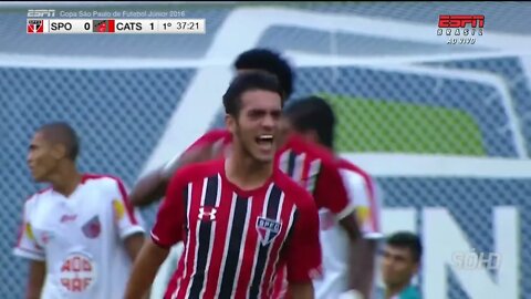 Os Gols do Jogo | São Paulo 2 x 2 Taboão da Serra SP | Copa São Paulo 10 01-2016