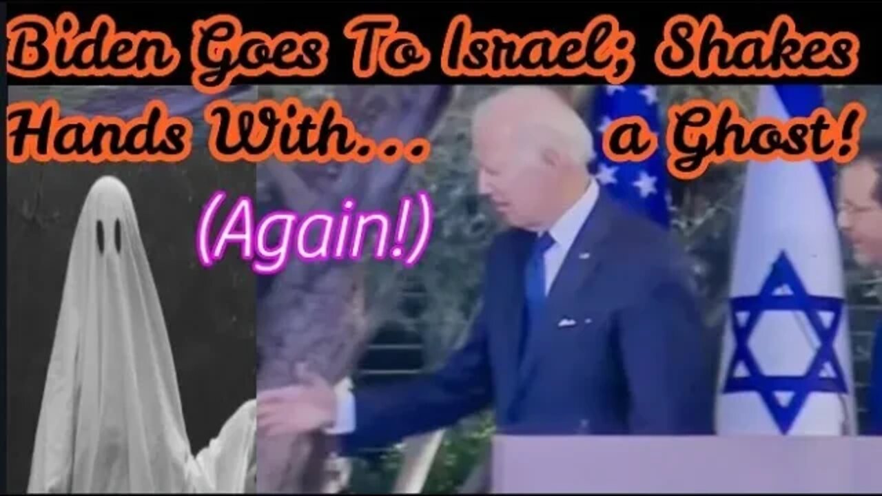 NO WAY! Biden Shakes Hands with Another Ghost! 2nd Ghost This Year!!!