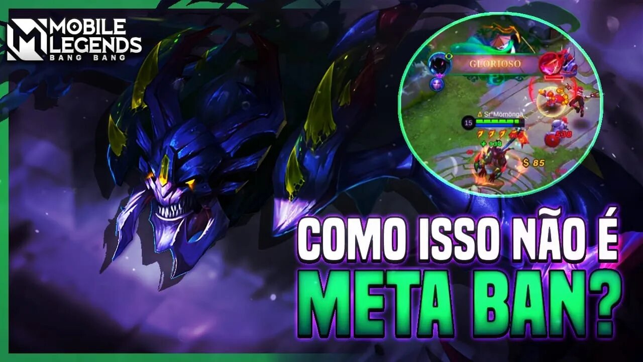 Eu não sei como ESSE HERÓI NÃO é META BAN | MLBB