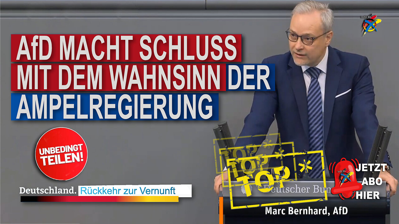 AfD MACHT SCHLUSS MIT DEM WAHNSINN DER AMPELREGIERUNG