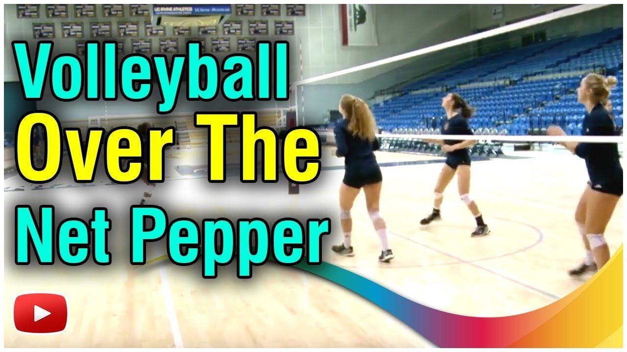 Inside Volleyball Practice Small Group Training Sessions Over The Net Pepper Coach Ashlie Hain