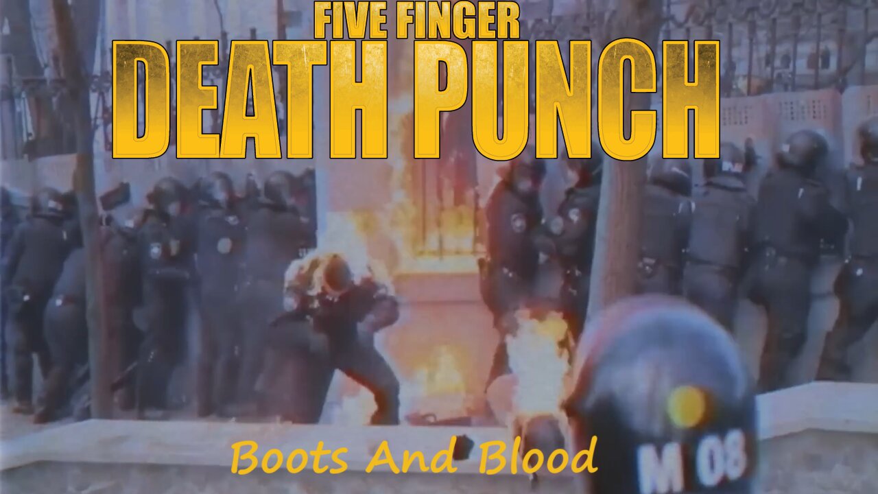 Five Finger Death Punch - Boots And Blood (Official Lyric Video)