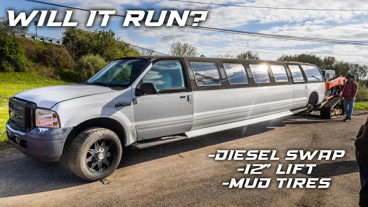 I Bought an Excursion Limo That Was Headed To The Scrap Yard! NEW BUILD!