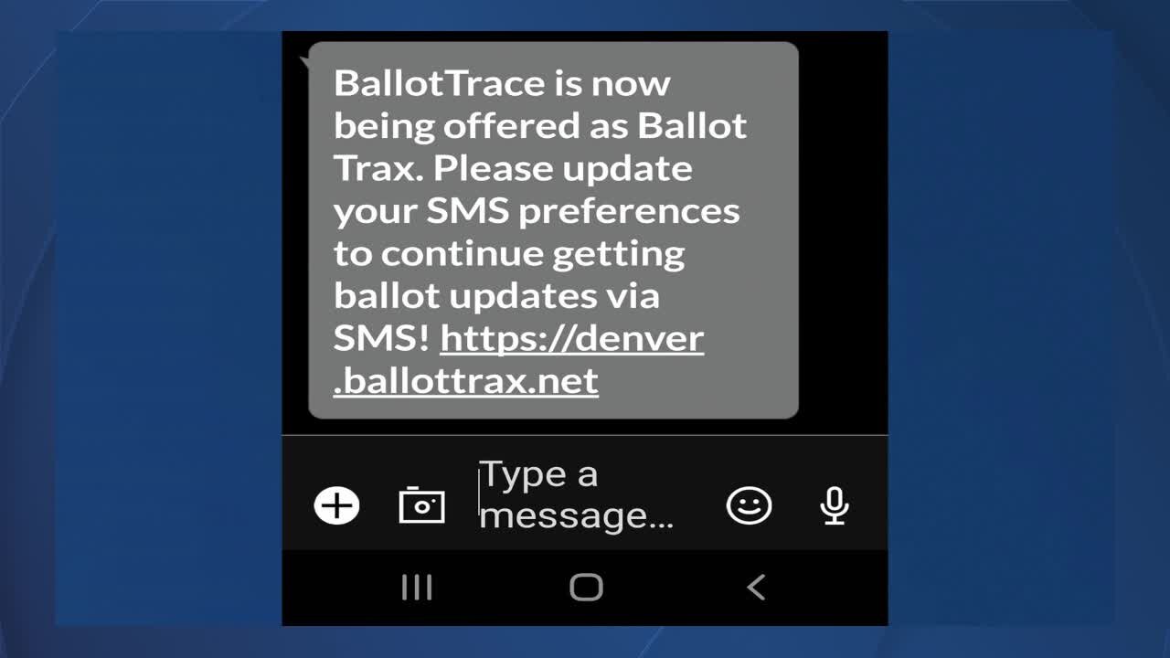 Denver sends 17,000 texts on ballot tracking change