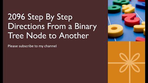 Leetcode 2096 Step By Step Directions From a Binary Tree Node to Another